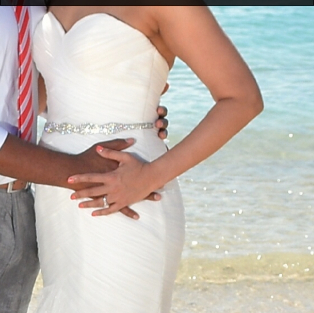 San Patrick wedding dress white
